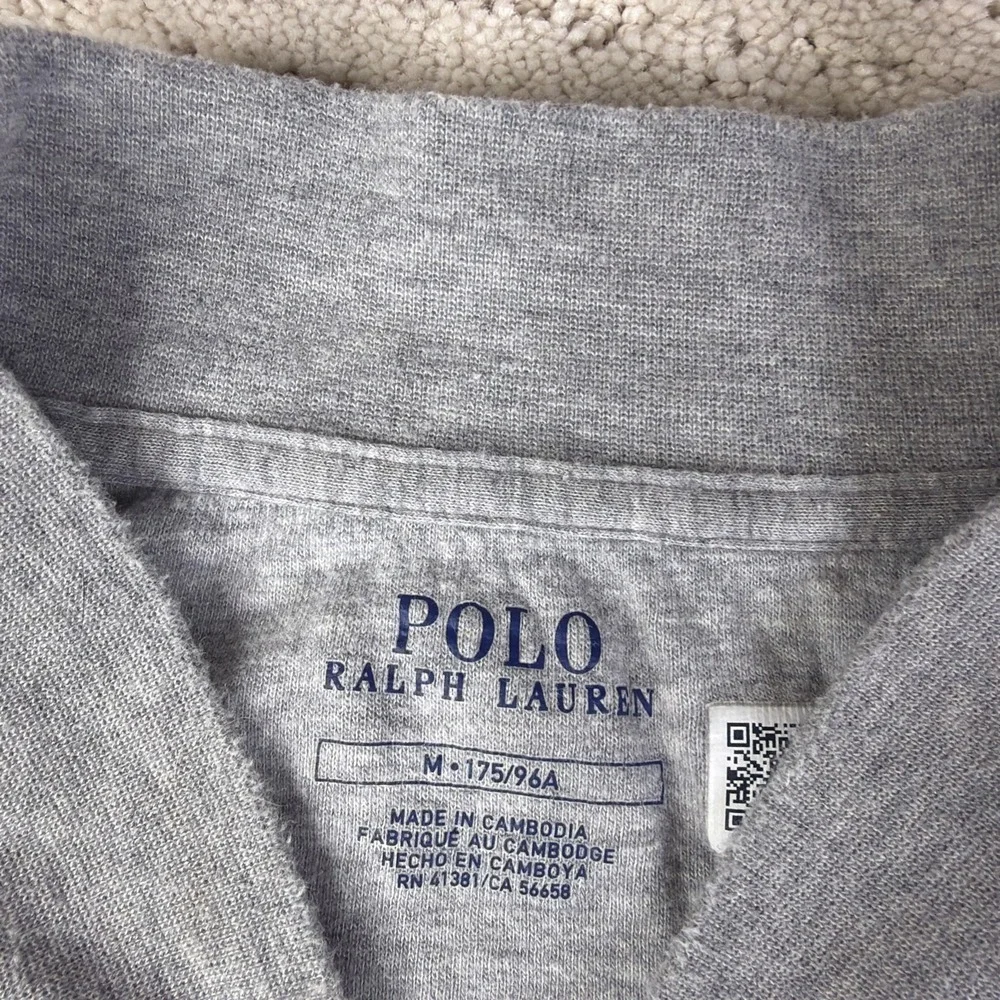 Men's Polo Ralph Lauren Medium Jersey Baseball Jacket Full Zip Pockets